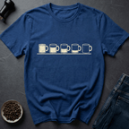Coffee graphic Daily Ritual T-Shirt in by Caffeine Dept