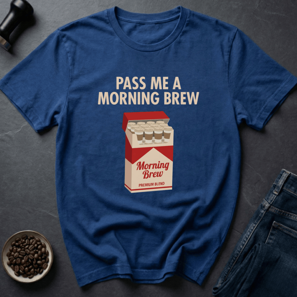 Coffee graphic Morning Brew T-Shirt in by Caffeine Dept