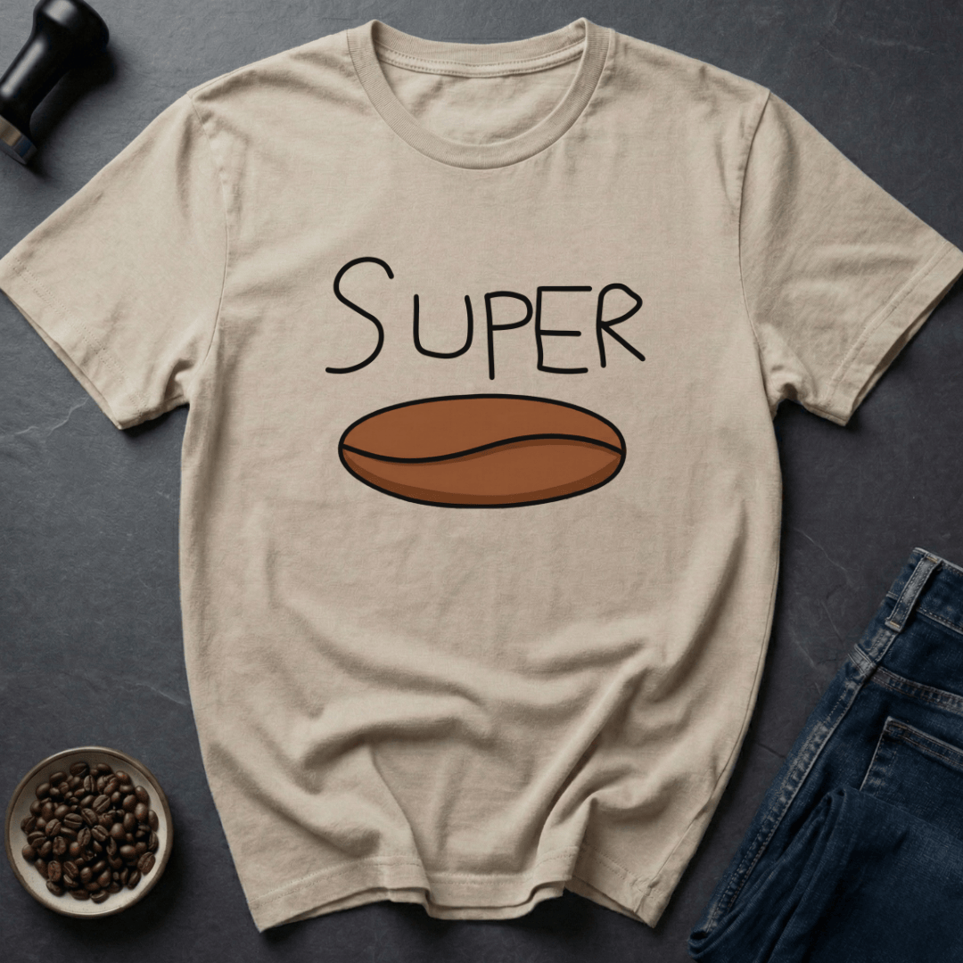 Coffee graphic Bean Power T-Shirt in by Caffeine Dept
