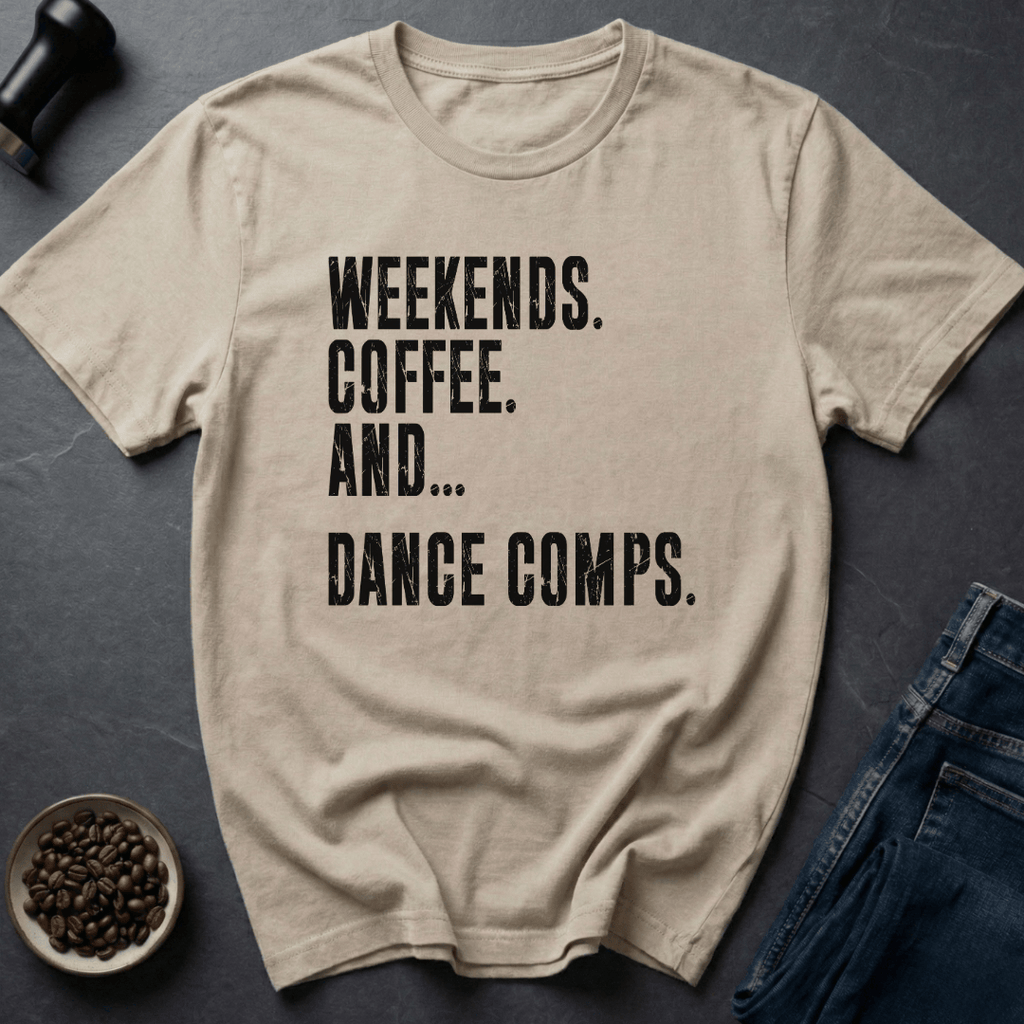 Coffee graphic Weekends Coffee... T-Shirt in by Caffeine Dept