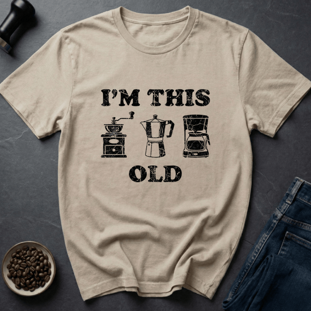 Coffee graphic Vintage Brewer T-Shirt in by Caffeine Dept