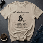 Coffee graphic Monday Mood T-Shirt in by Caffeine Dept