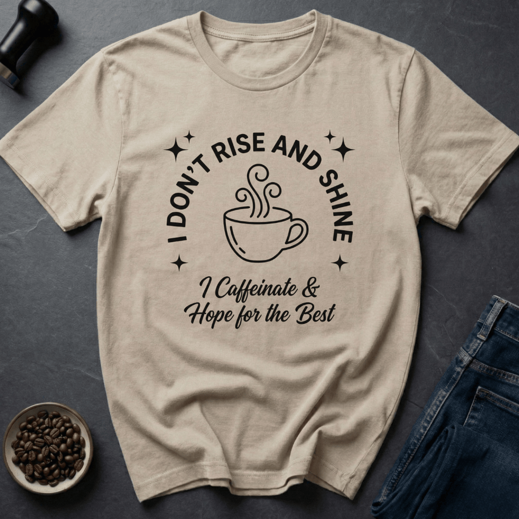 Coffee graphic Daily Coffee T-Shirt in by Caffeine Dept