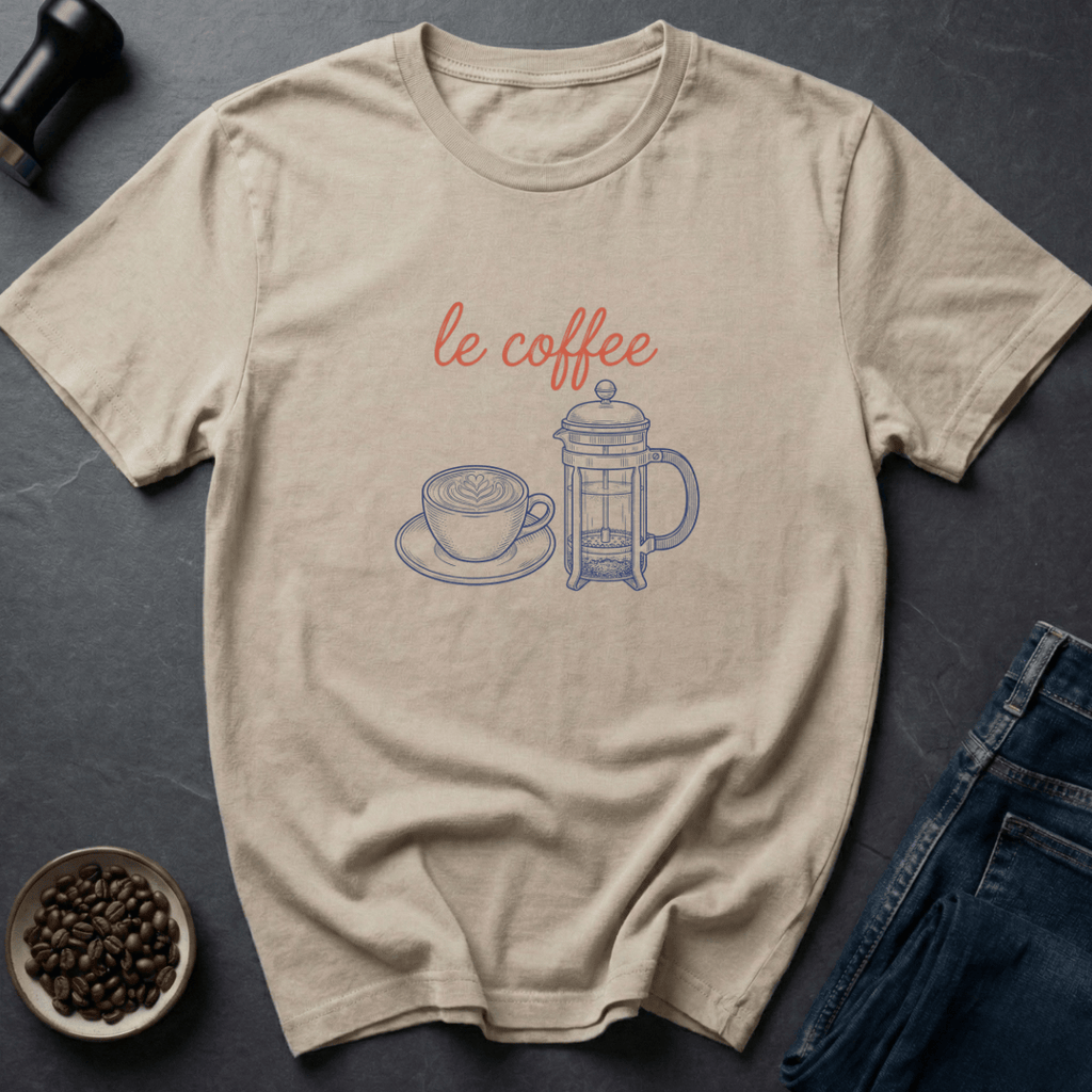 Coffee graphic Café Mood T-Shirt in by Caffeine Dept
