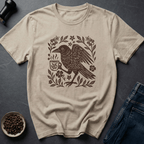 Coffee graphic Rustic Roast T-Shirt in by Caffeine Dept