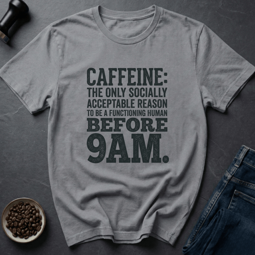 Coffee graphic Caffeine Mode T-Shirt in by Caffeine Dept