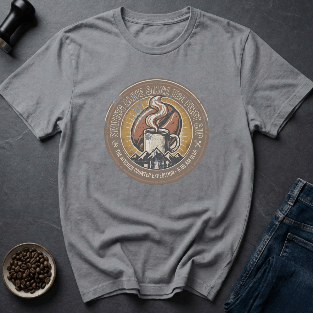 Coffee graphic Coffee Expedition T-Shirt in by Caffeine Dept