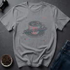 Coffee graphic System Overload T-Shirt in by Caffeine Dept