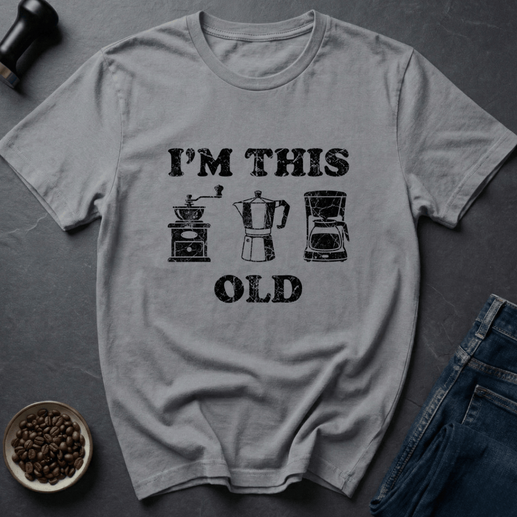 Coffee graphic Vintage Brewer T-Shirt in by Caffeine Dept