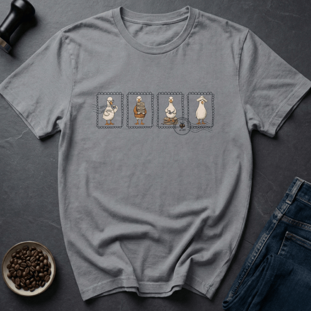Coffee graphic Coffee Duck T-Shirt in by Caffeine Dept