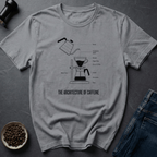 Coffee graphic Architecture Caffeine T-Shirt in by Caffeine Dept