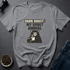 Coffee graphic Dark Roast T-Shirt in by Caffeine Dept