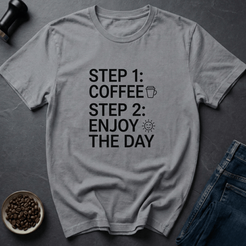 Coffee graphic Daily Brew T-Shirt in by Caffeine Dept