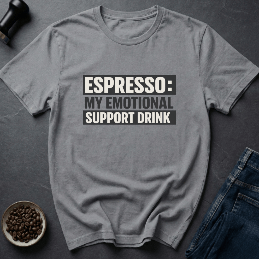 Coffee graphic Therapy In Cup T-Shirt in by Caffeine Dept