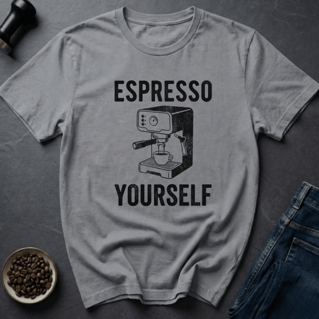 Coffee graphic Espresso Yourself T-Shirt in by Caffeine Dept
