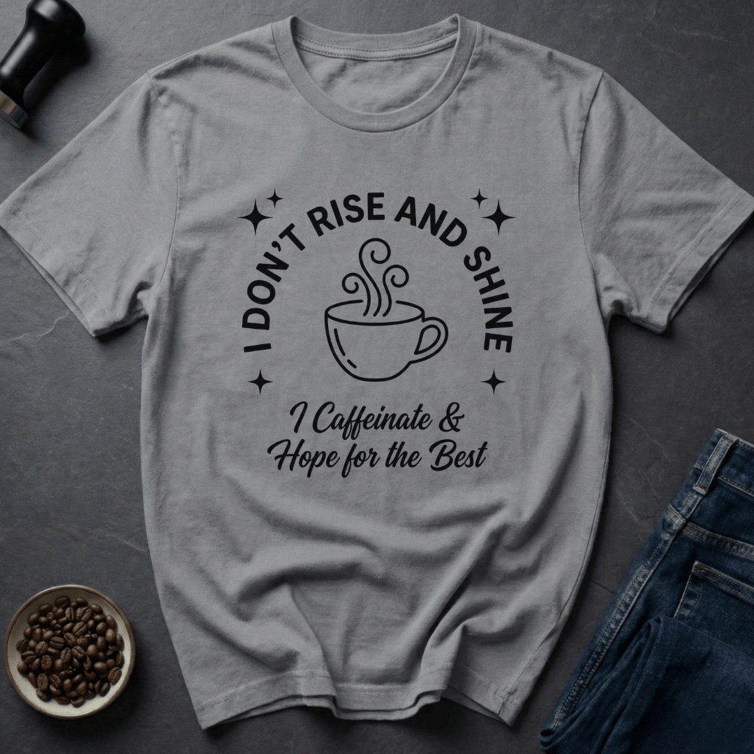 Coffee graphic Daily Coffee T-Shirt in by Caffeine Dept