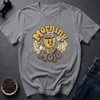 Coffee graphic Morning Mojo T-Shirt in by Caffeine Dept