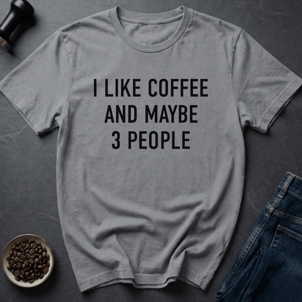 Coffee graphic I Like Coffee... T-Shirt in by Caffeine Dept