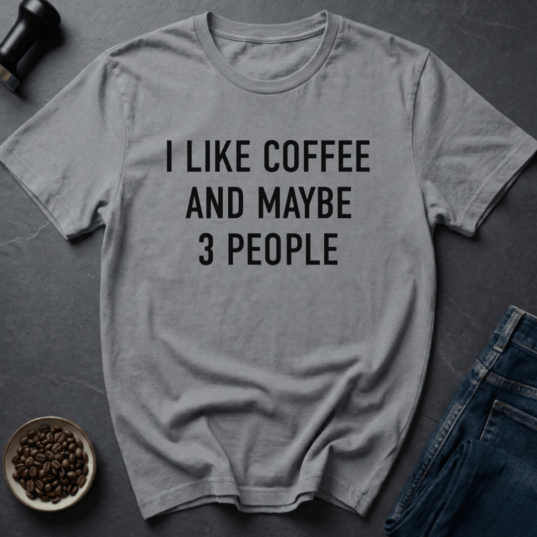 Coffee graphic I Like Coffee... T-Shirt in by Caffeine Dept