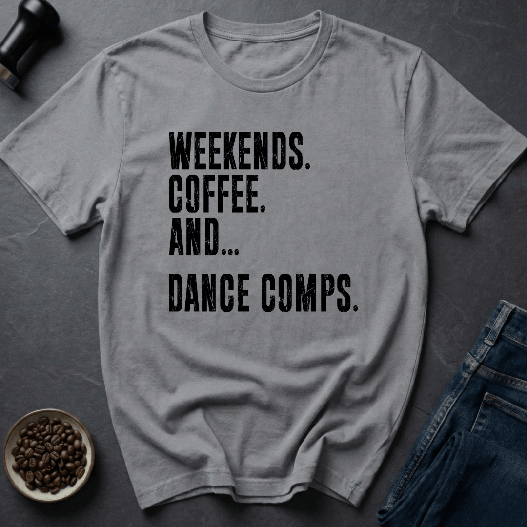 Coffee graphic Weekends Coffee... T-Shirt in by Caffeine Dept