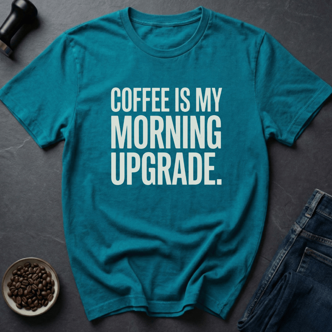 Coffee graphic Coffee Upgrade T-Shirt in by Caffeine Dept