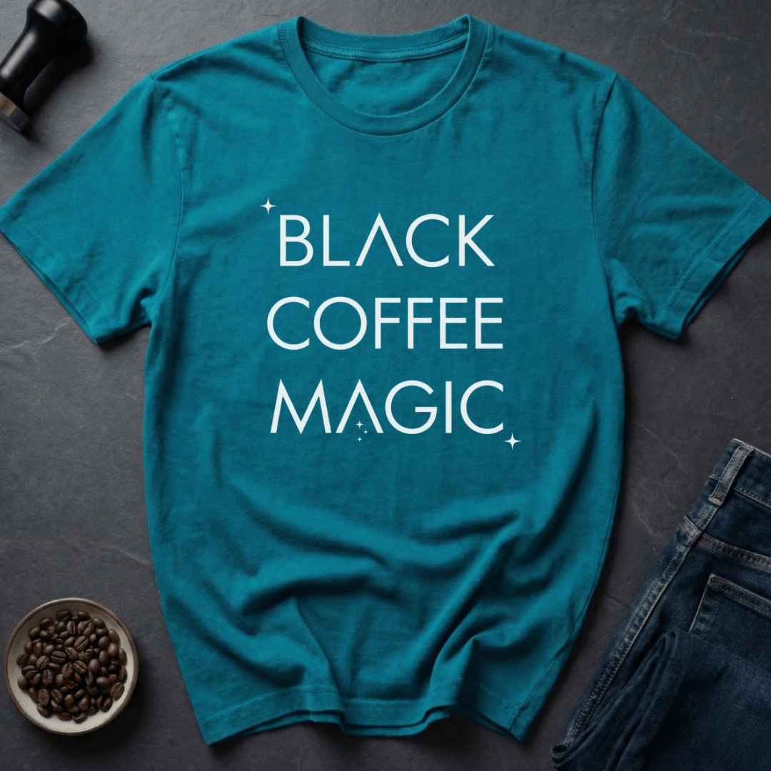 Coffee graphic Bean Wizard T-Shirt in by Caffeine Dept