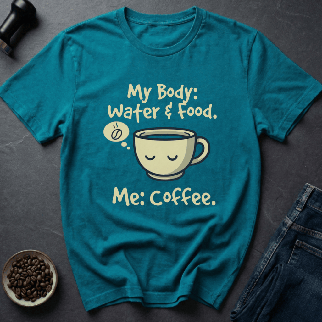 Coffee graphic Coffee Life T-Shirt in by Caffeine Dept