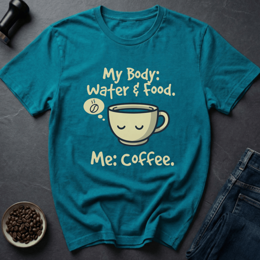 Coffee graphic Coffee Life T-Shirt in by Caffeine Dept