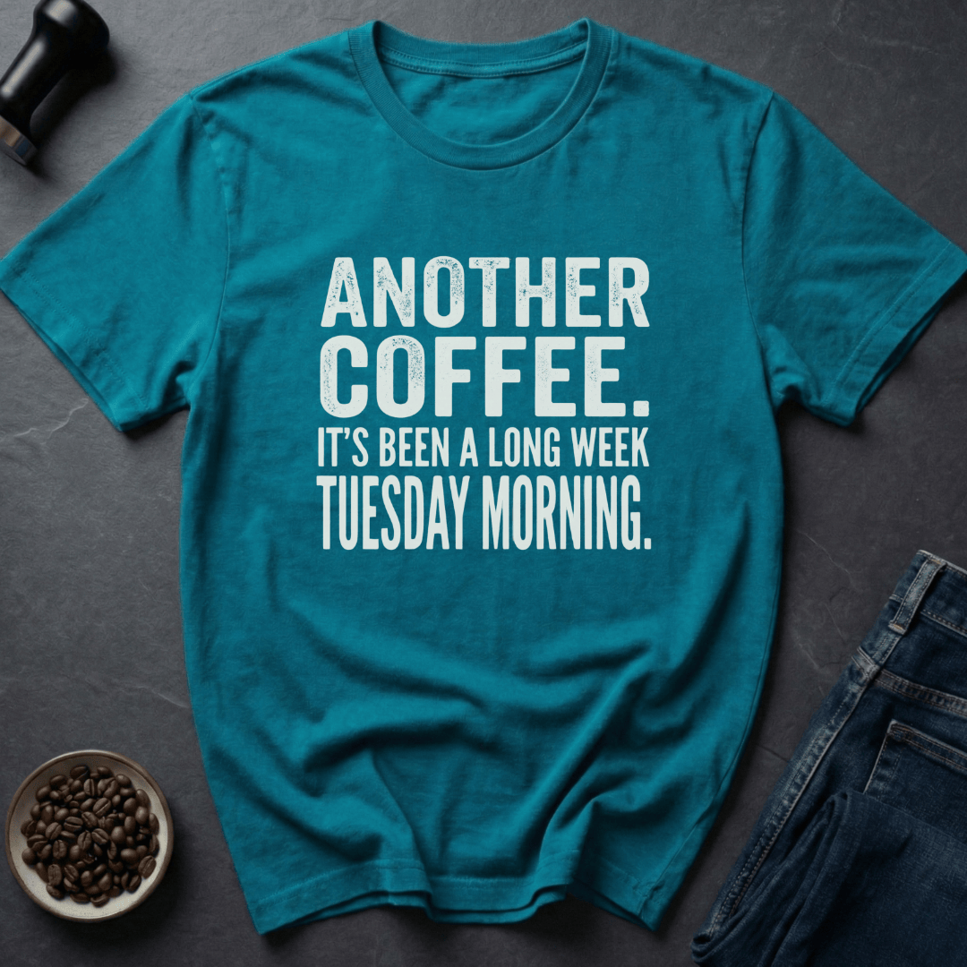Coffee graphic Another Cup T-Shirt in by Caffeine Dept