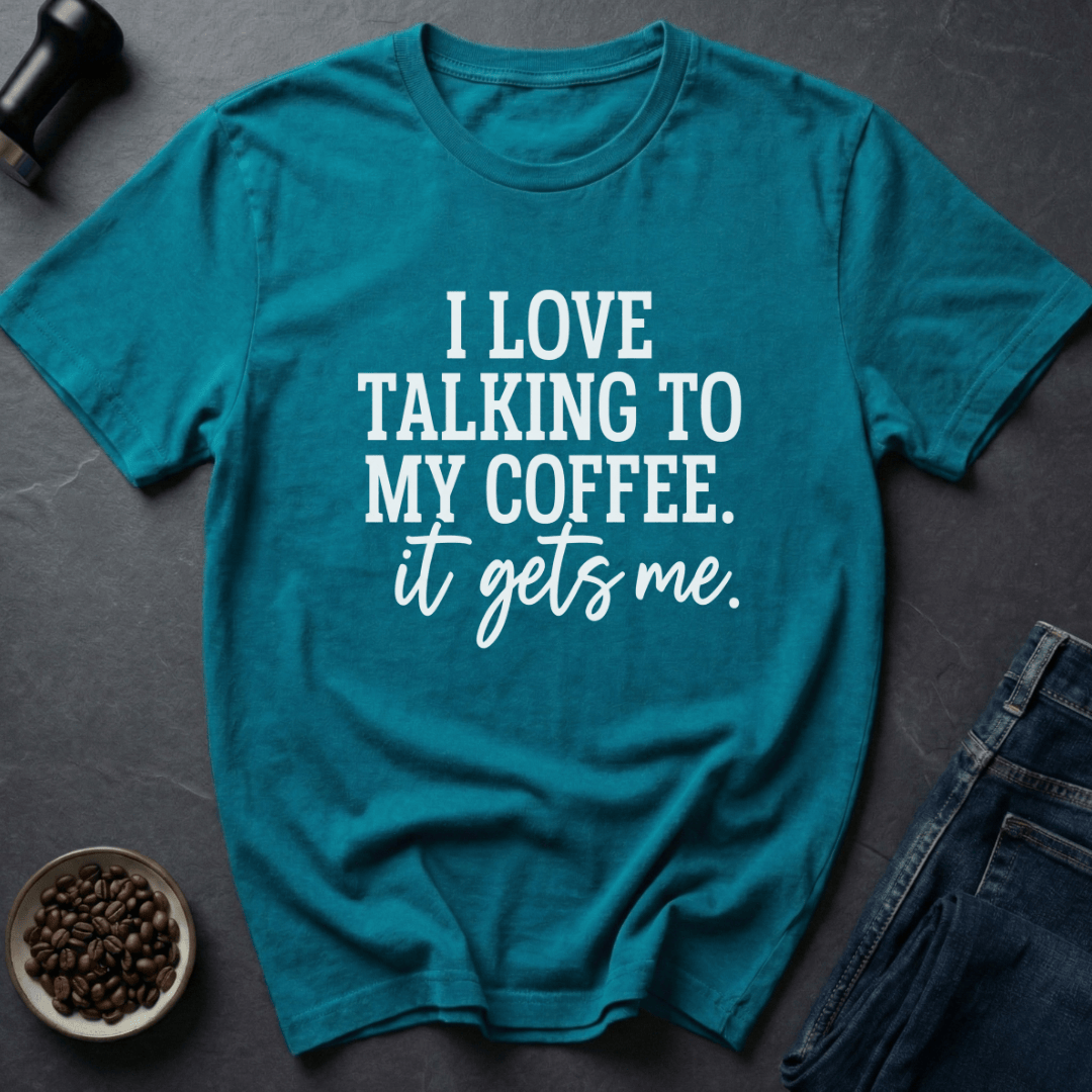 Coffee graphic Brew Whisperer T-Shirt in by Caffeine Dept