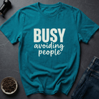 Coffee graphic Avoiding People T-Shirt in by Caffeine Dept
