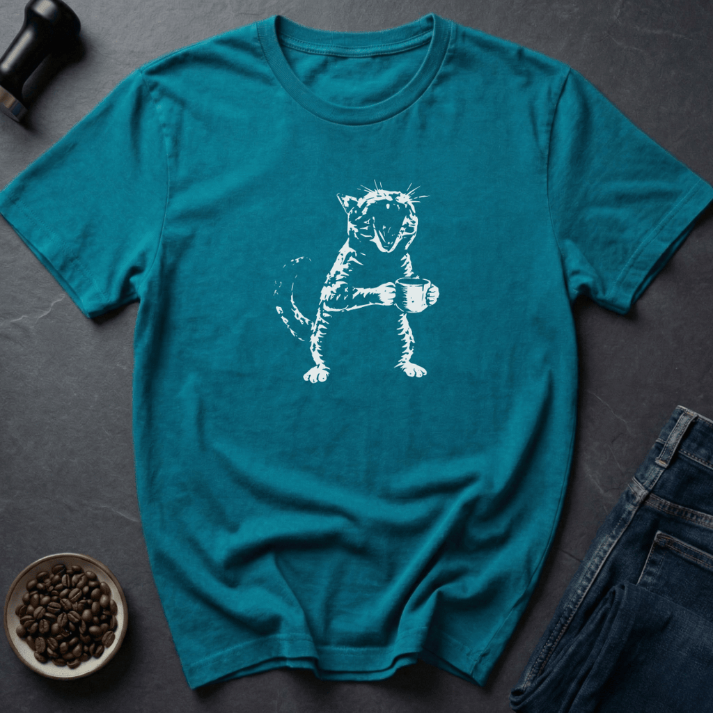 Coffee graphic Ferally Caffeinated T-Shirt in by Caffeine Dept
