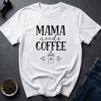 Coffee graphic Tired Mama T-Shirt in by Caffeine Dept