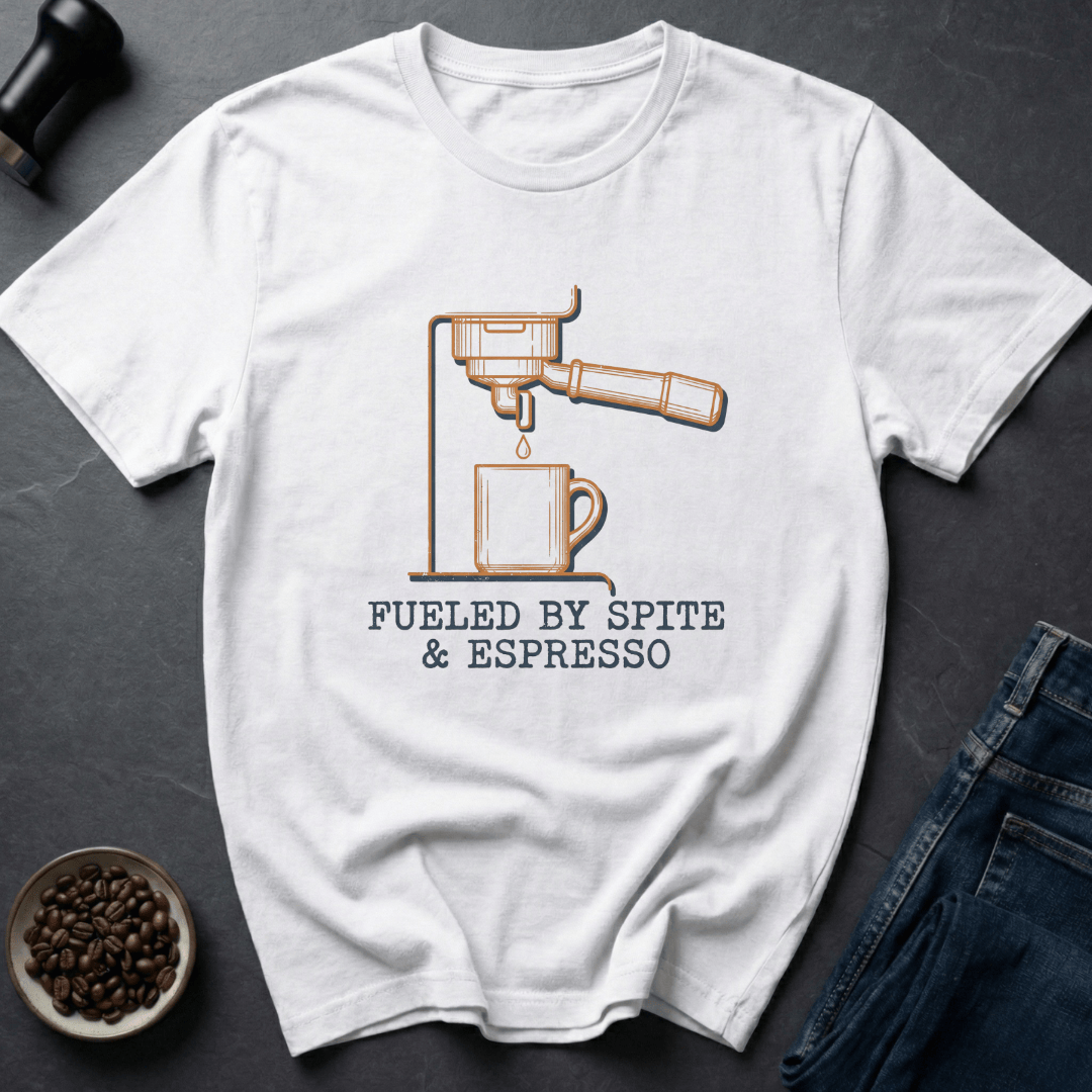 Coffee graphic Spite Espresso T-Shirt in by Caffeine Dept