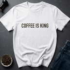 Coffee graphic Bean Royalty T-Shirt in by Caffeine Dept