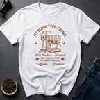 Coffee graphic Coffee IV T-Shirt in by Caffeine Dept