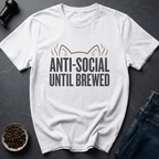 Coffee graphic Brew First T-Shirt in by Caffeine Dept