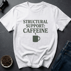 Coffee graphic Caffeine Support T-Shirt in by Caffeine Dept