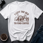 Coffee graphic Bed Escapee T-Shirt in by Caffeine Dept