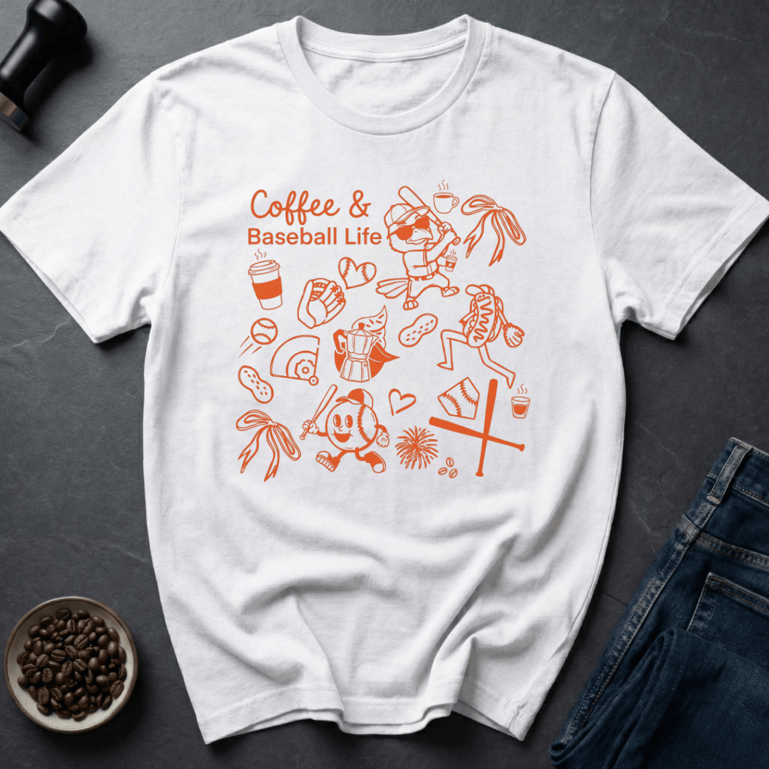 Coffee graphic Coffee League T-Shirt in by Caffeine Dept