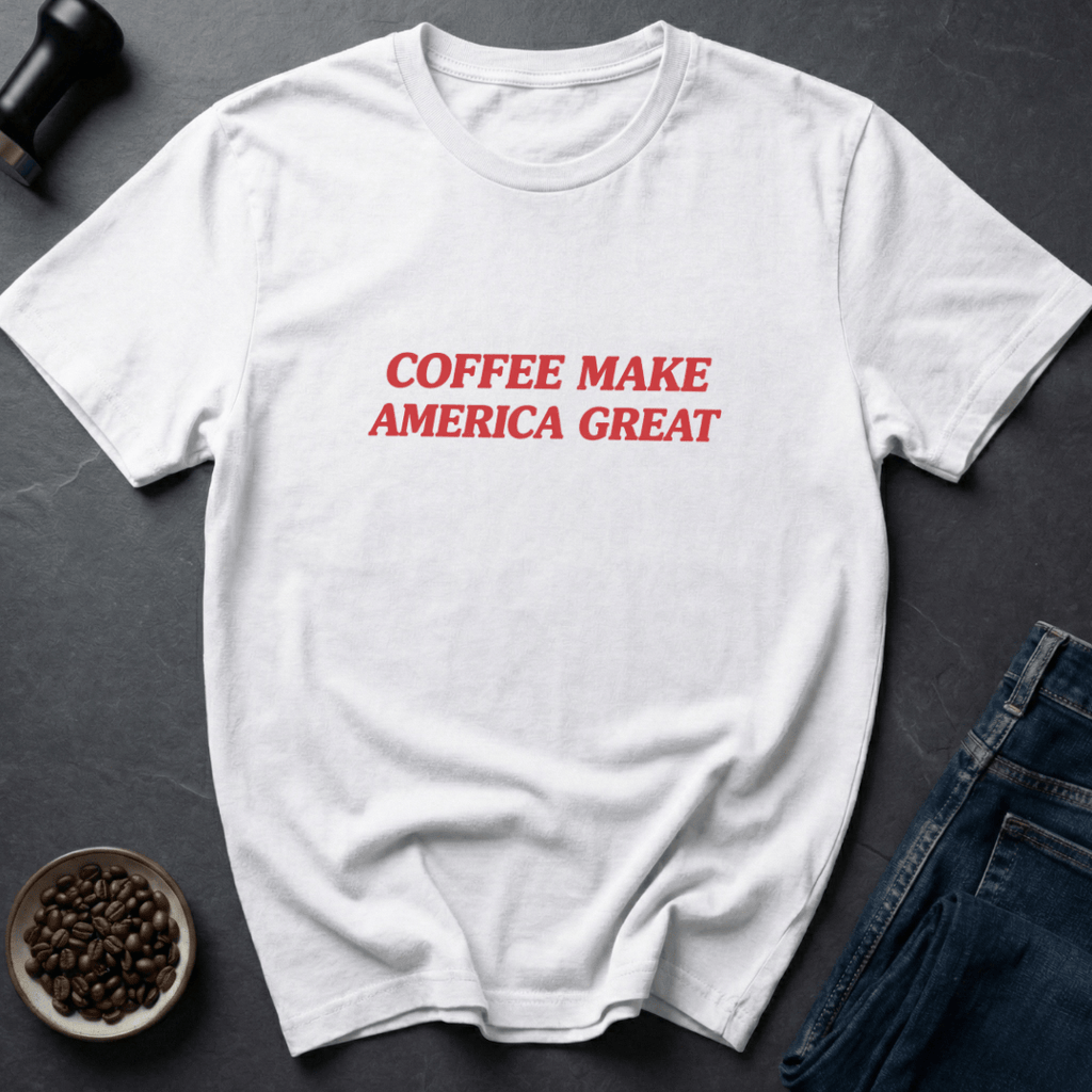 Coffee graphic Bean Nation T-Shirt in by Caffeine Dept