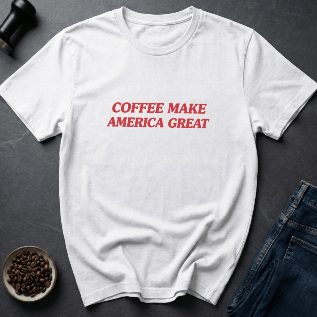 Coffee graphic Bean Nation T-Shirt in by Caffeine Dept
