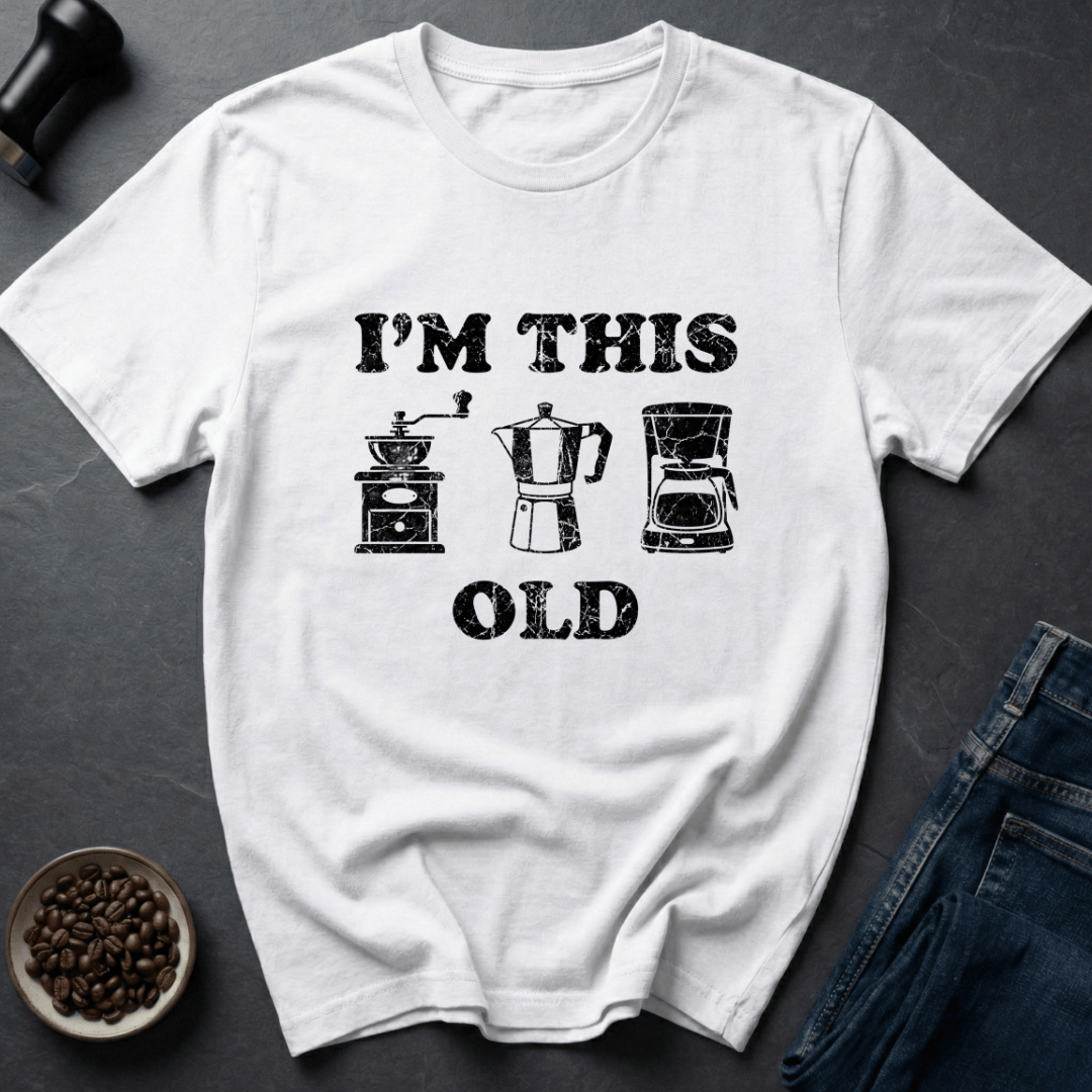 Coffee graphic Vintage Brewer T-Shirt in by Caffeine Dept