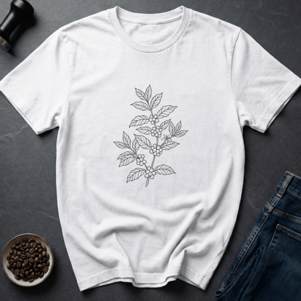 Coffee graphic Bean Life T-Shirt in by Caffeine Dept