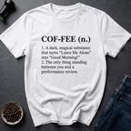Coffee graphic Coffee Definition T-Shirt in by Caffeine Dept