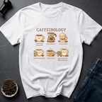 Coffee graphic Caffeinology T-Shirt in by Caffeine Dept