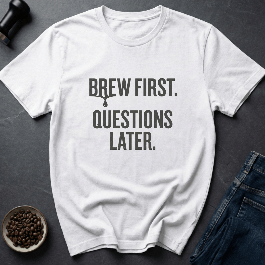 Coffee graphic Coffee Rules T-Shirt in by Caffeine Dept