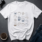 Coffee graphic Coffee First T-Shirt in by Caffeine Dept
