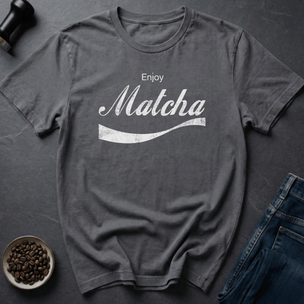 Coffee graphic Almost Coffee T-Shirt in Charcoal / S by Caffeine Dept