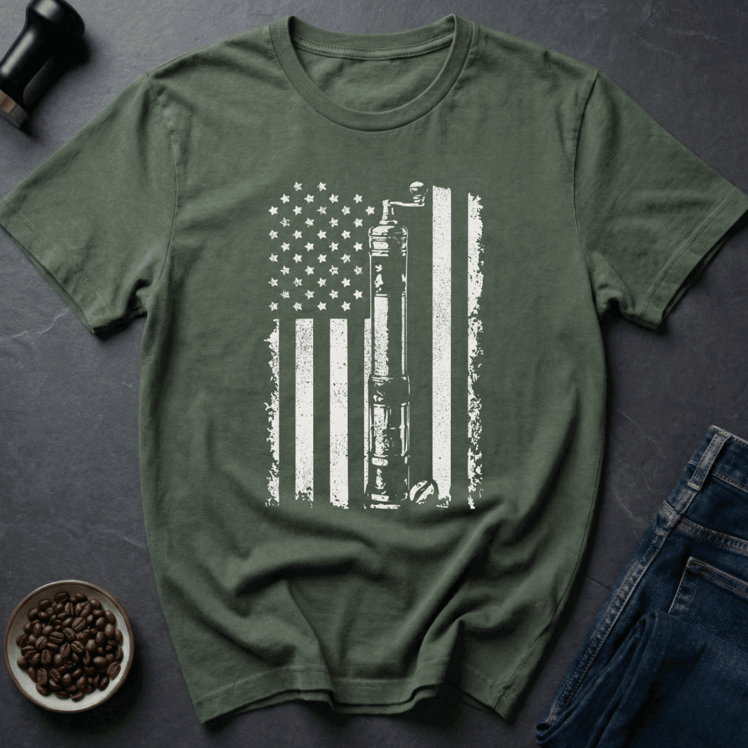 Coffee graphic American Brew T-Shirt in Black / S by Caffeine Dept